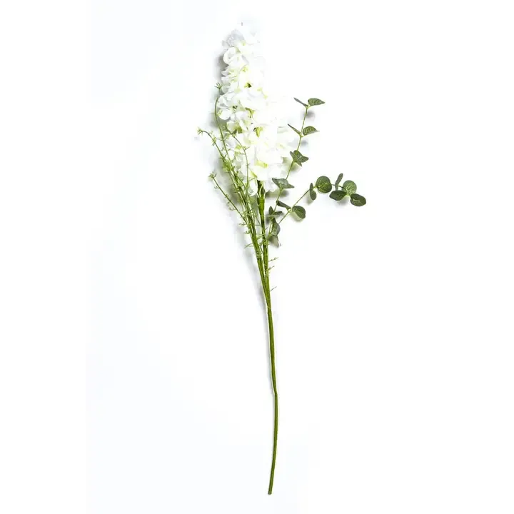 Delphinium, 28 in, Cream