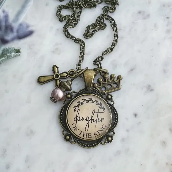 Daughter of the King Necklace Christian jewelry gift