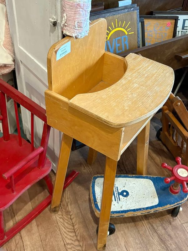 Wood Doll High Chair