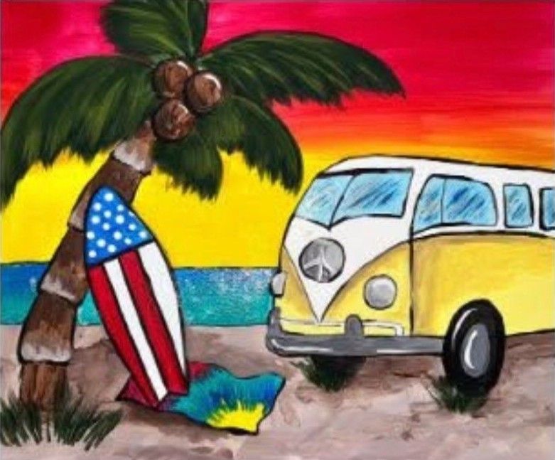 Paint Party with Tricia July 10 5:30pm ct