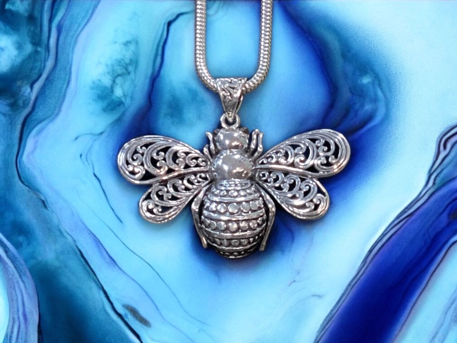 Bee Filigree Pendant