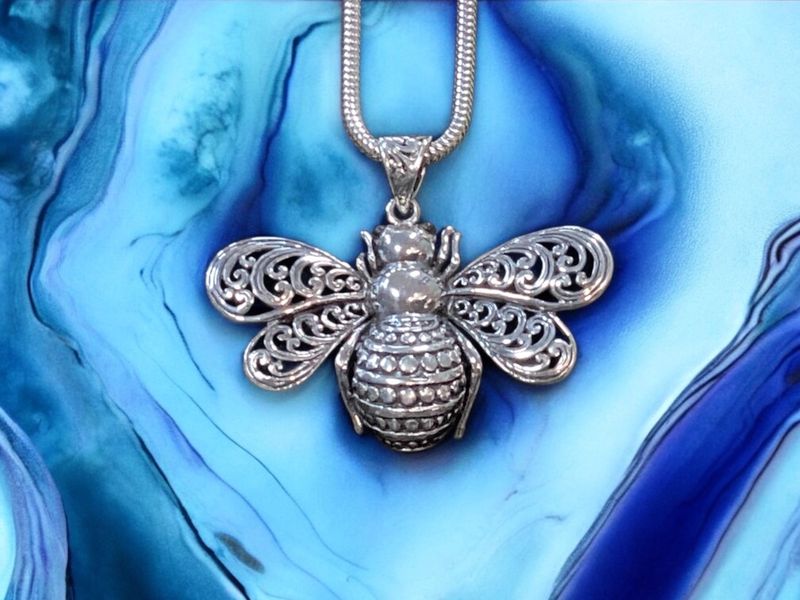 Bee Filigree Pendant