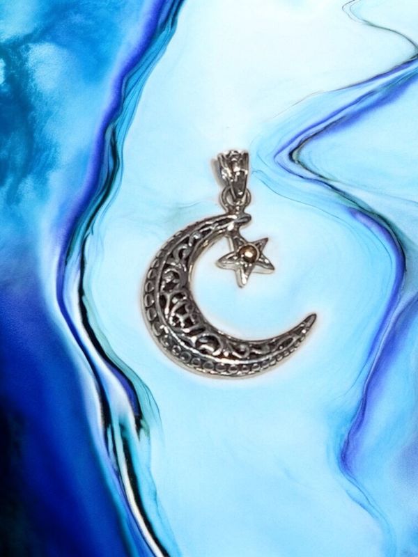 Moon &amp; Star Bali Pendant
