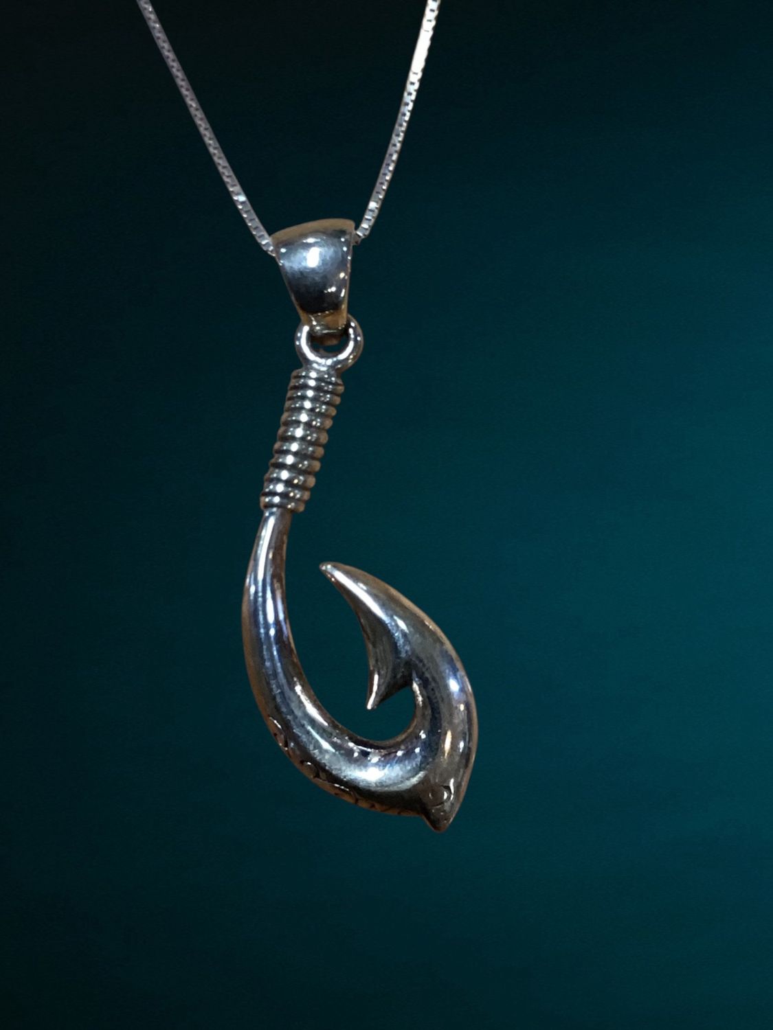 Fishing Hook Pendant SM