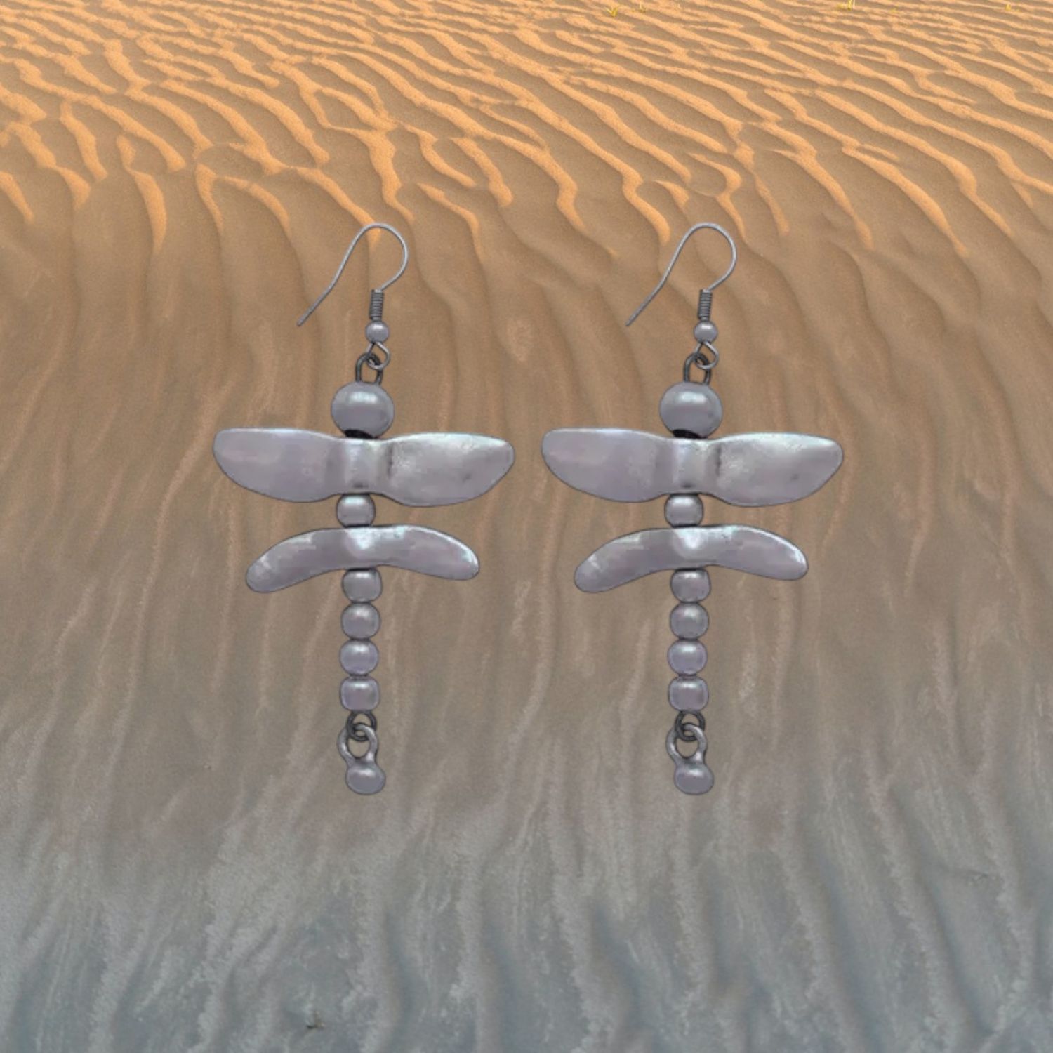 Dragonfly Pewter Earrings