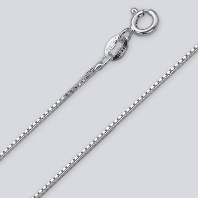 18&quot; Sterling Thin Box Chain