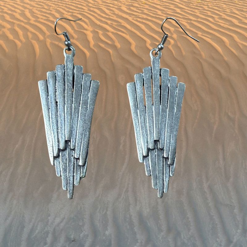 Spiked Pewter Earrings