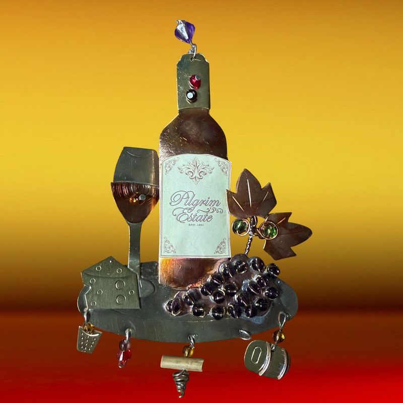 Wine Bottle Ornament