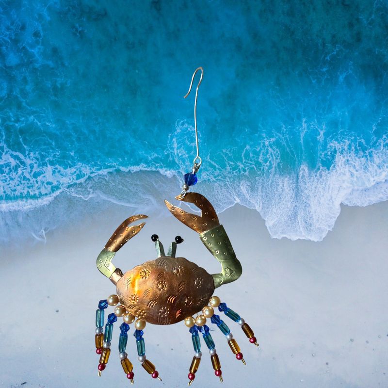 Crab Metal Ornament