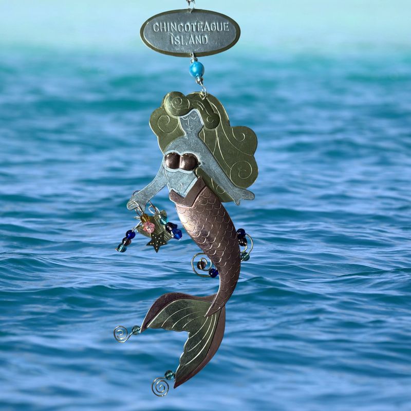 Chincoteague Island Mermaid Ornament