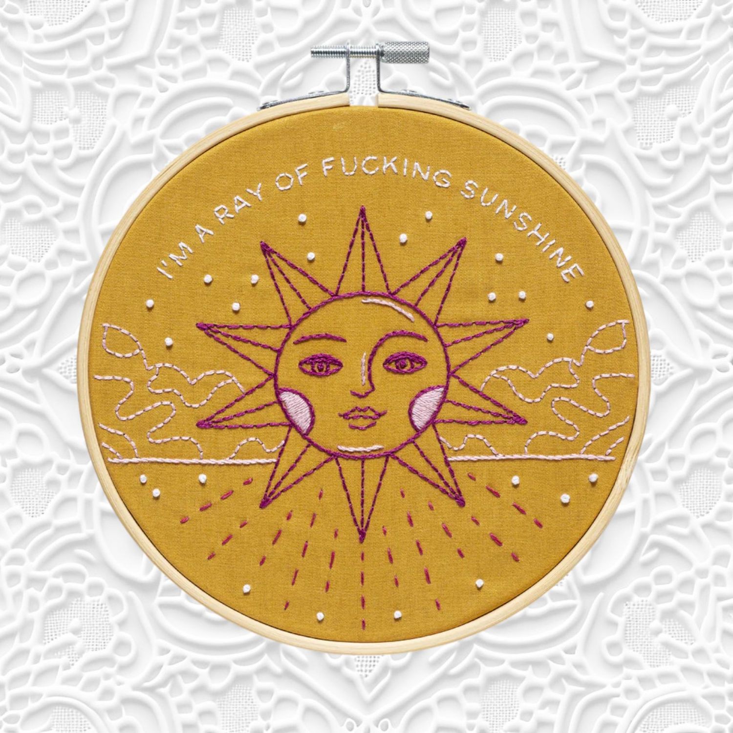 Ray of Sunshine Embroidery Kit
