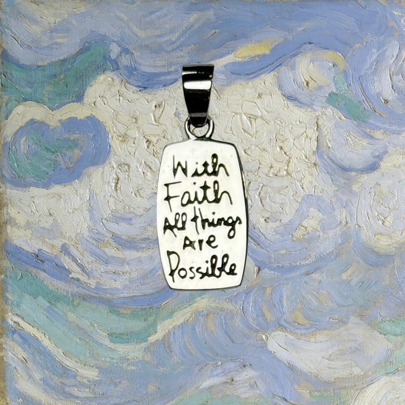 With Faith Pendant