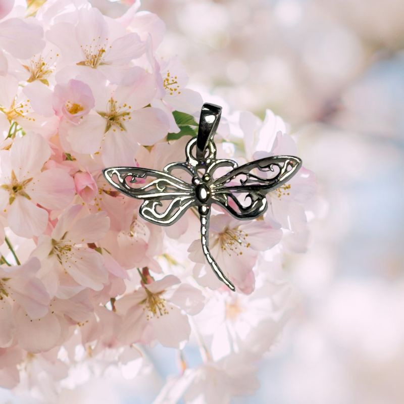 Dragonfly Petite Sterling Pendant