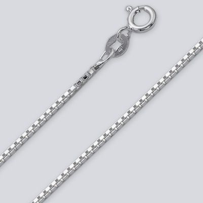 18&quot; 1.4 mm Sterling Silver Box Chain