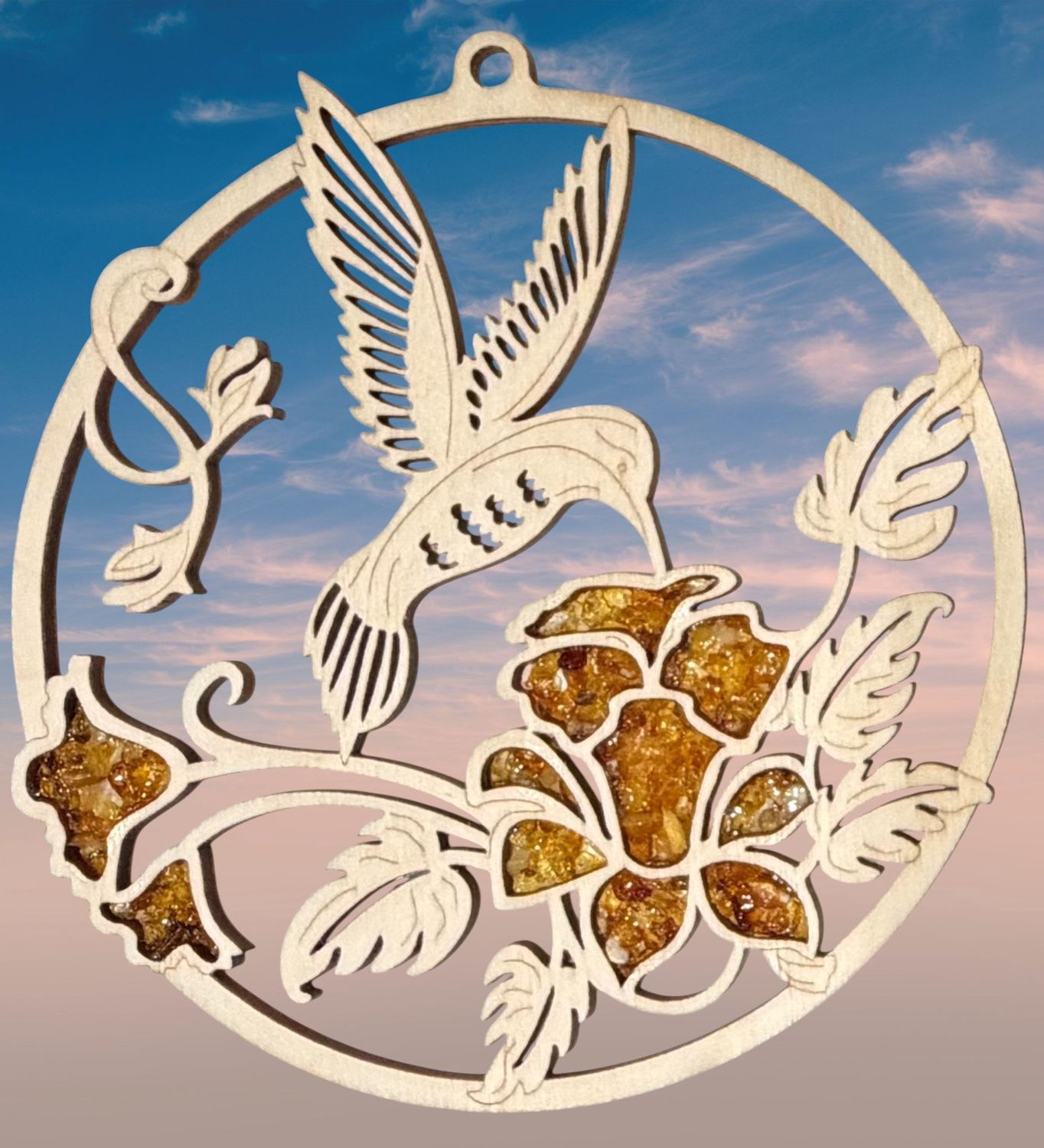 Hummingbird Suncatcher Magnet