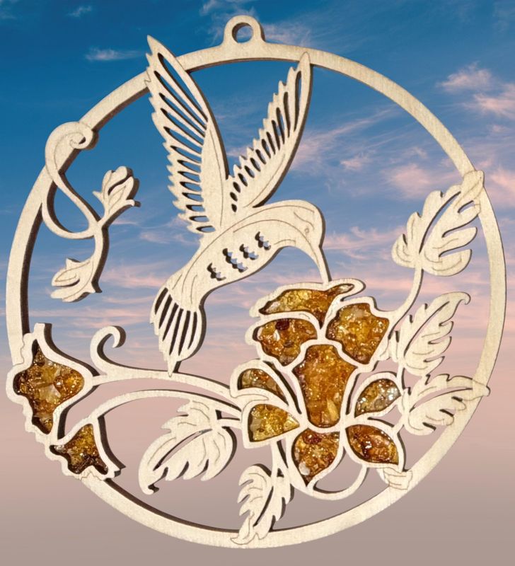 Hummingbird Suncatcher Magnet
