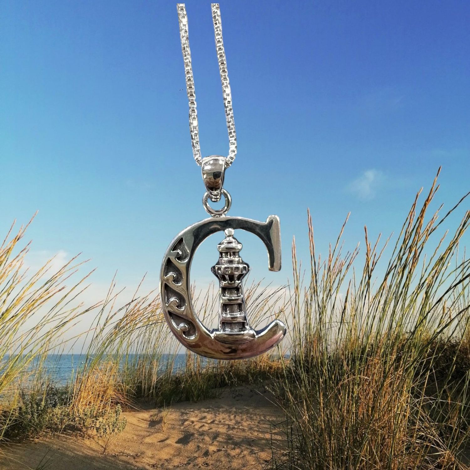 Chincoteague Island Lighthouse Pendant