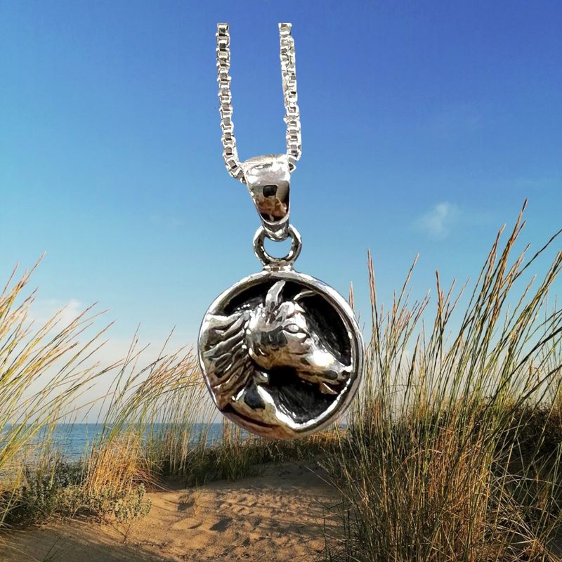 Chincoteague Island Wild Pony Signet Pendant