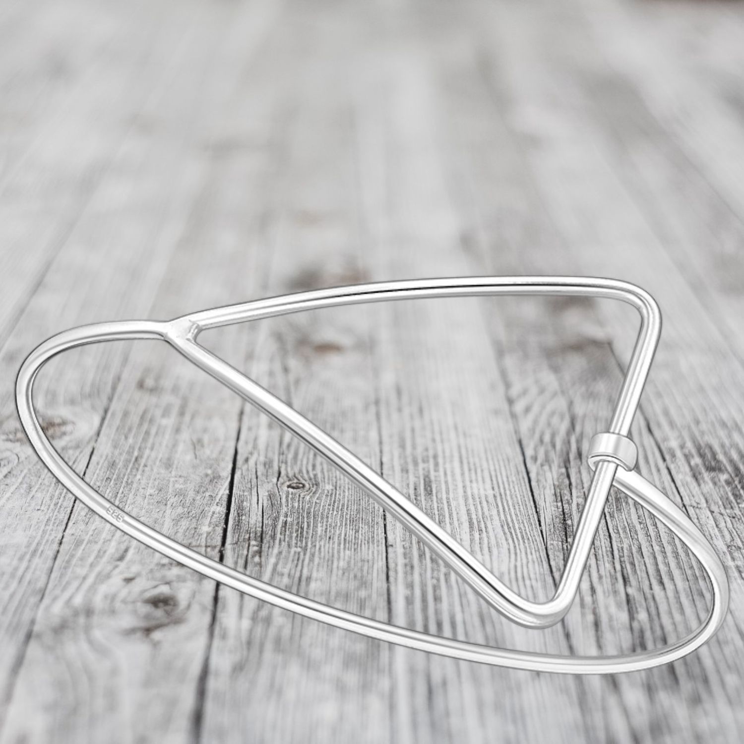 Open Triangle Bracelet