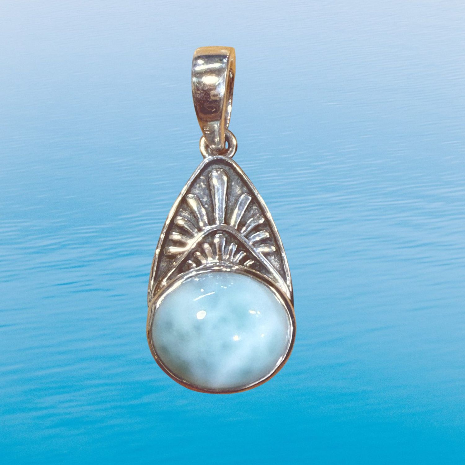 Larimar Sunset Pendant
