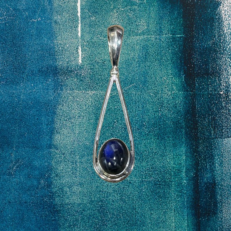 Labradorite Open Oval Drops