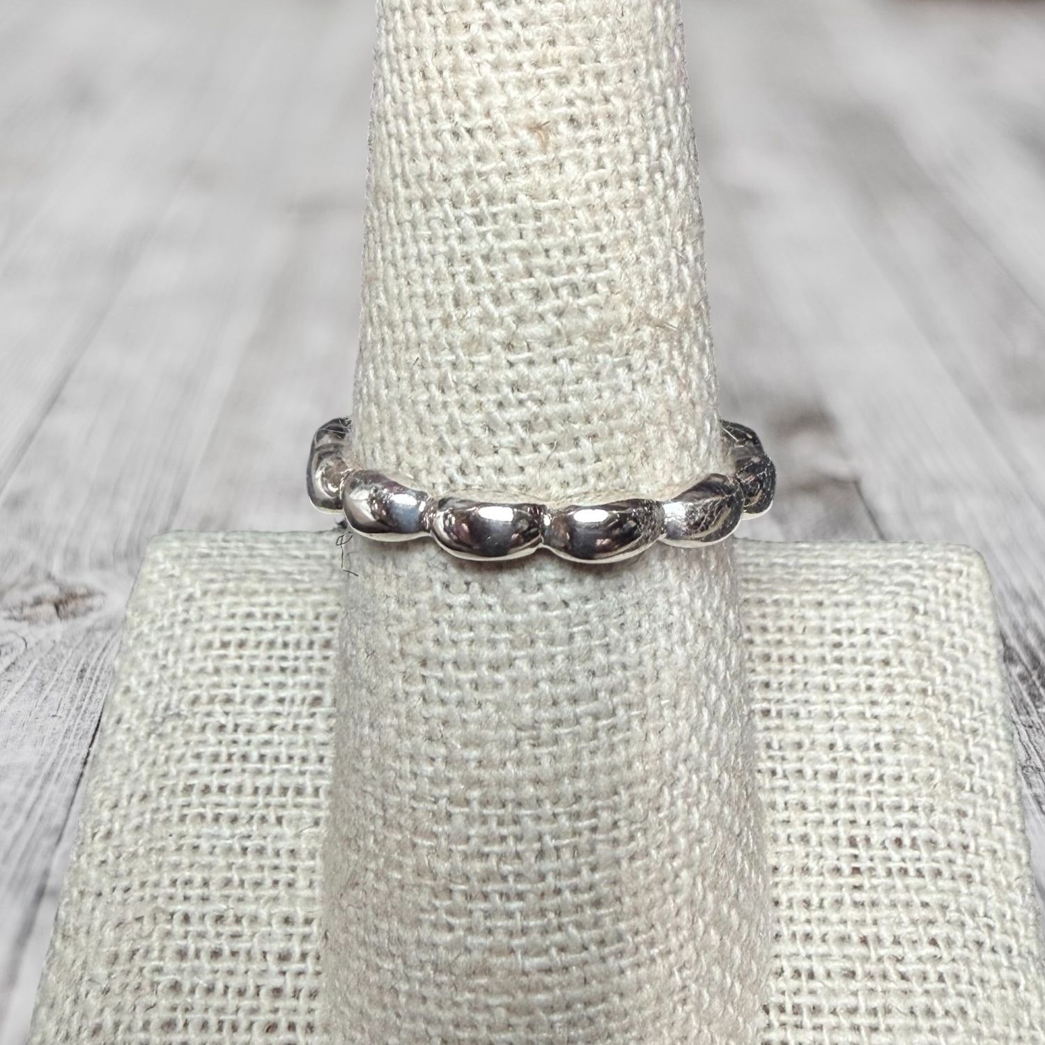 Bubble Sterling Band Ring
