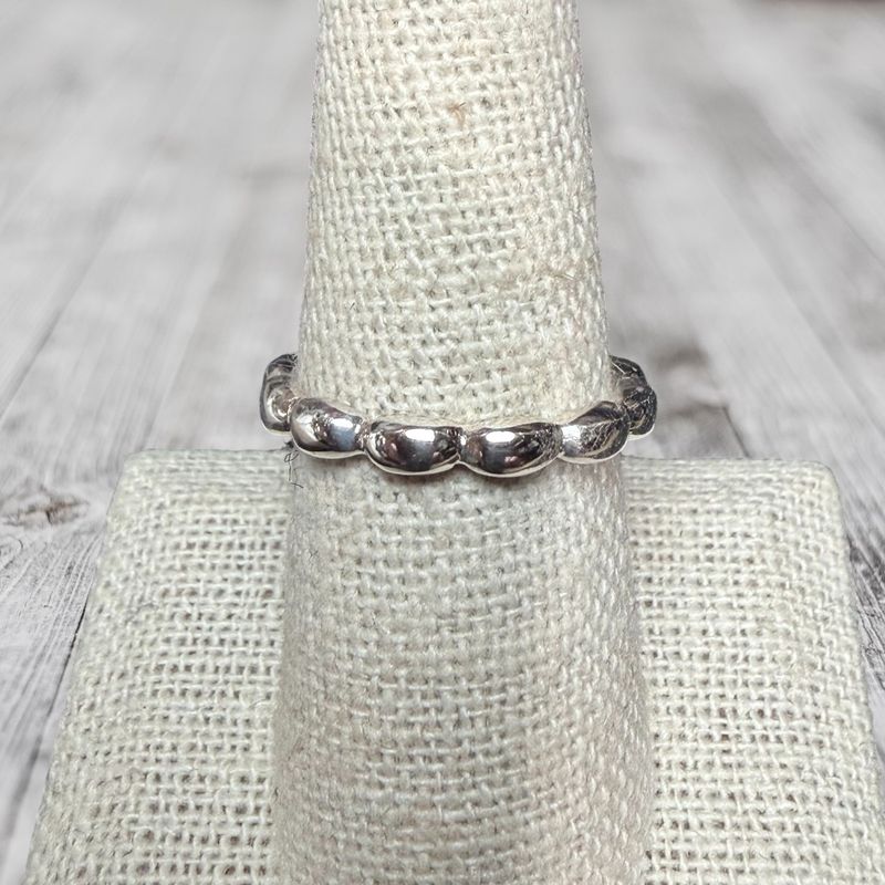 Bubble Sterling Band Ring