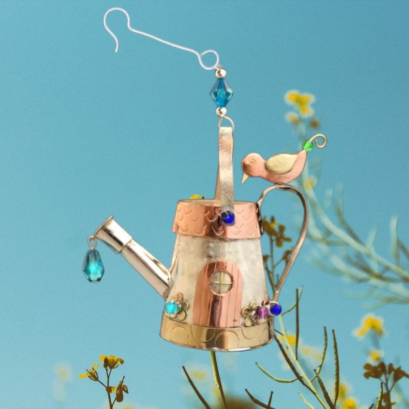 Watering Can Birdhouse Ornament