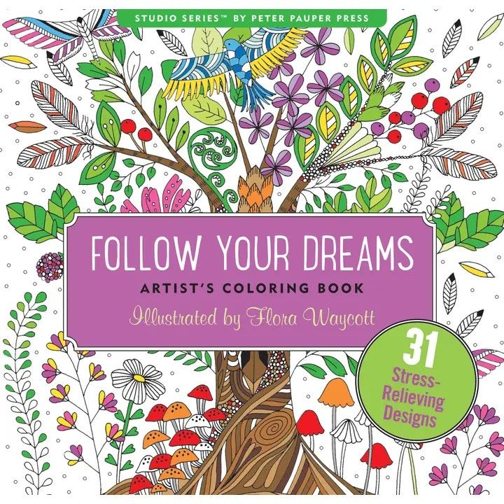 Follow Your Dreams Coloring Book