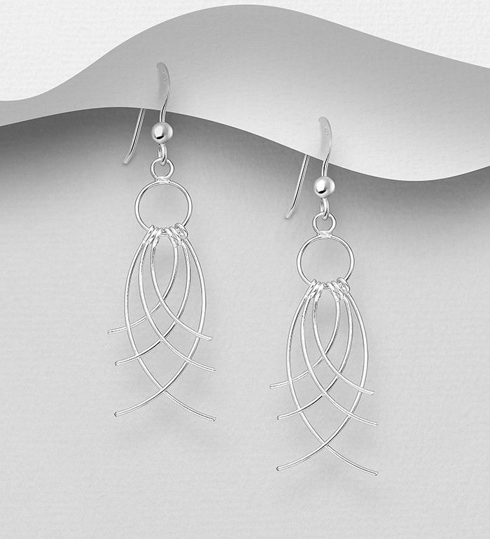 Multi Strand Sterling Earrings
