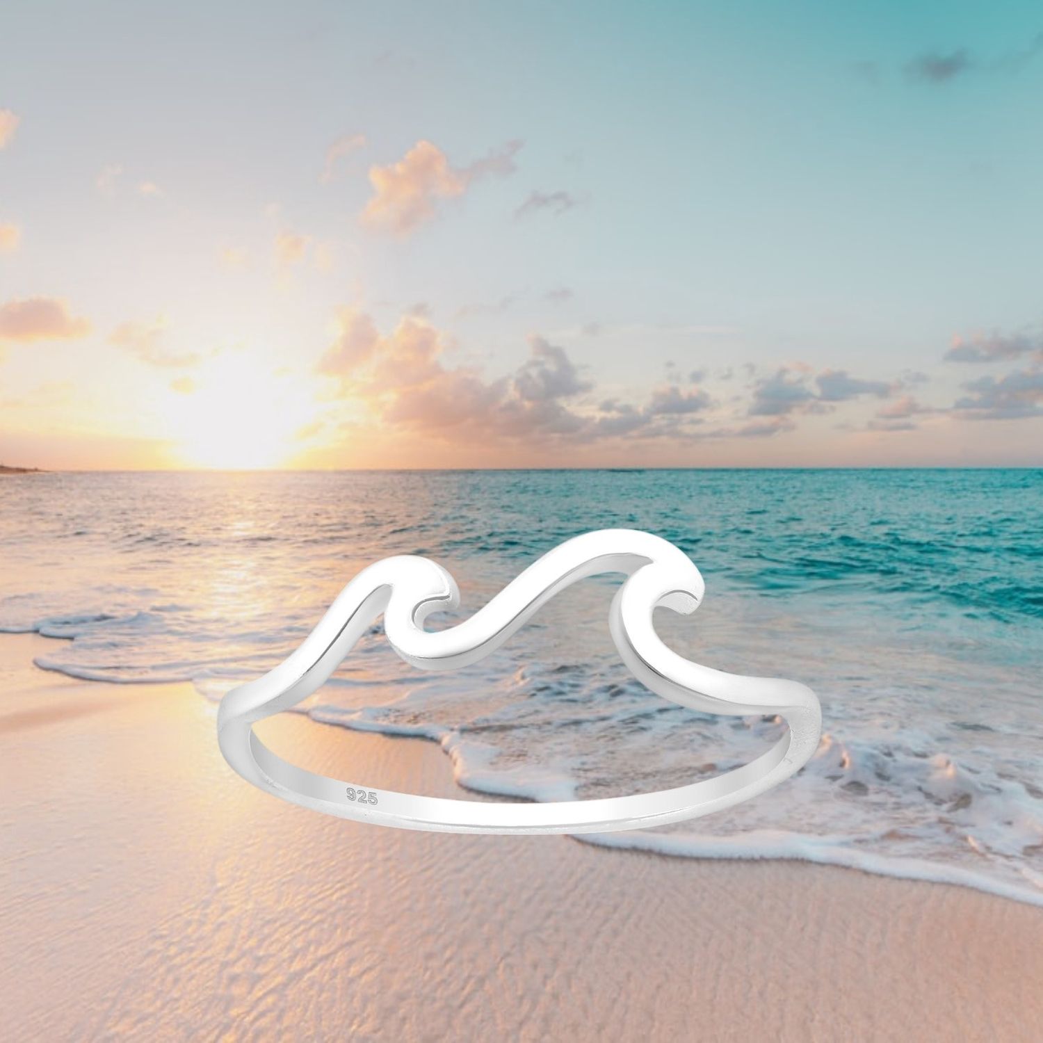 Sterling Wave Ring