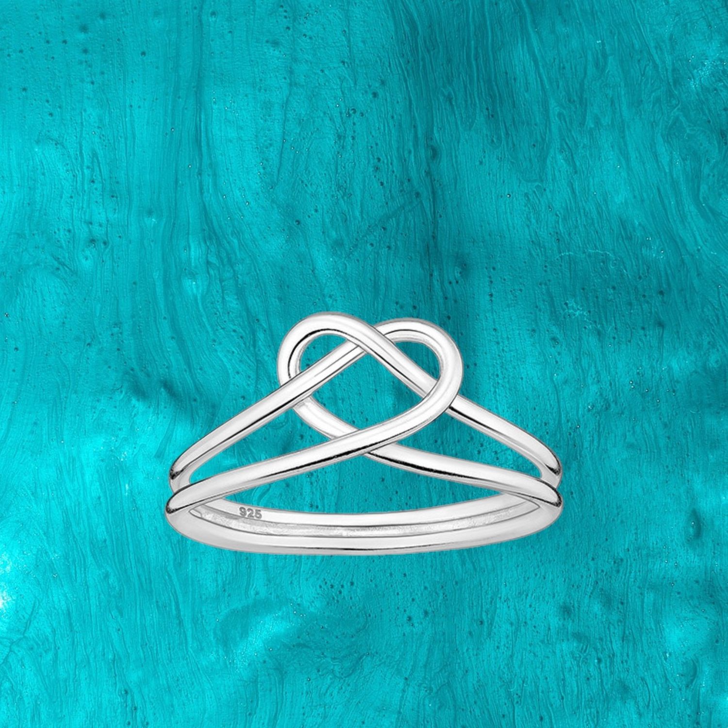 Love Knot Heart Ring