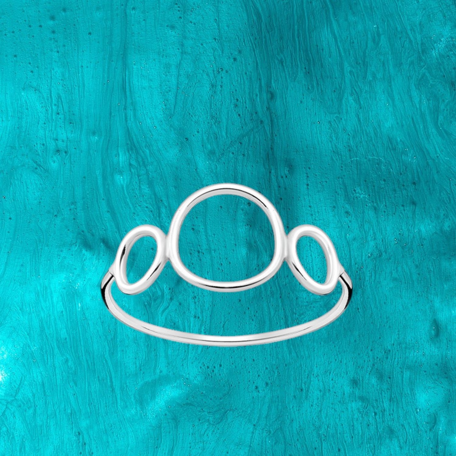 Circle Trio S/S Ring