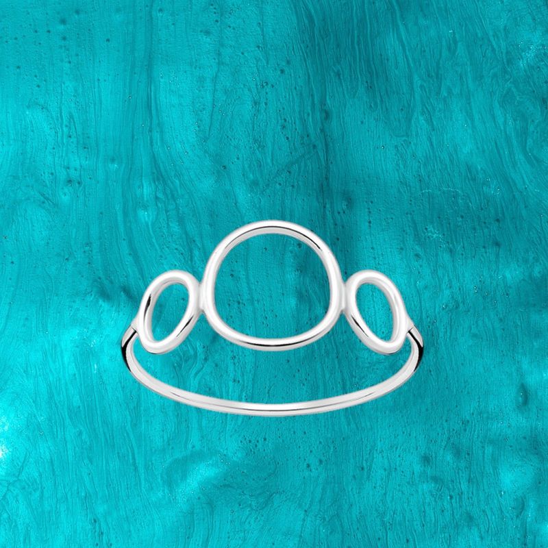 Circle Trio S/S Ring
