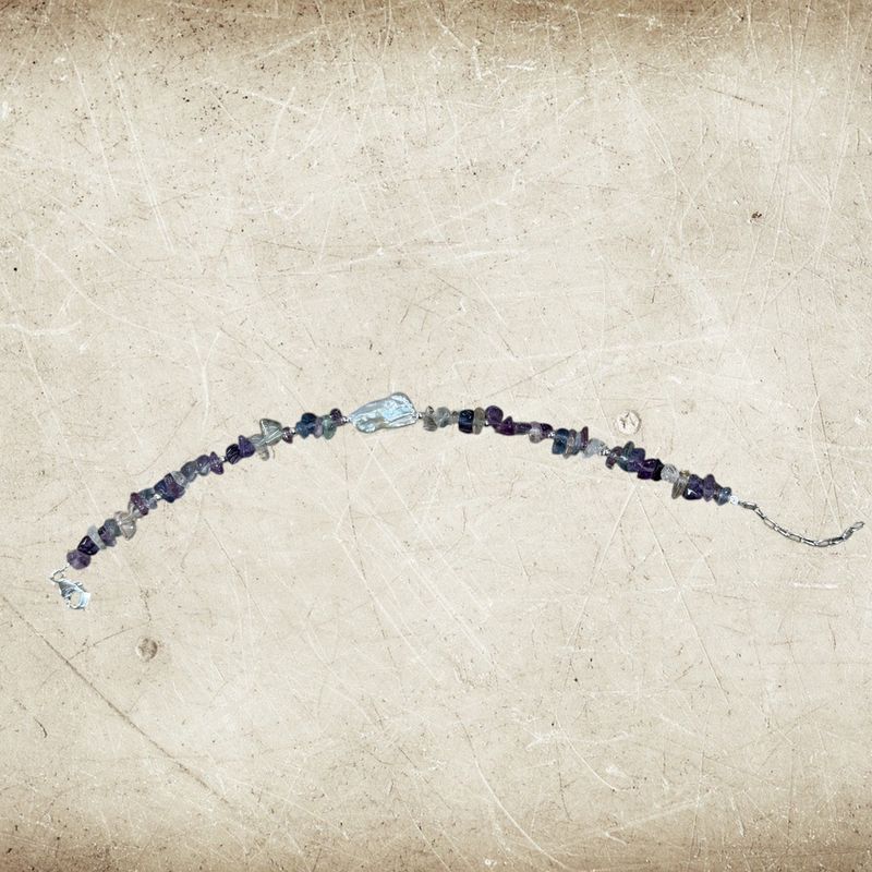 Pearl &amp; Florite Bracelet