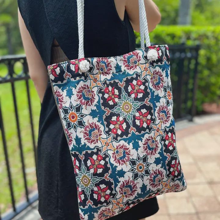 Allover Floral Shoulder Bag