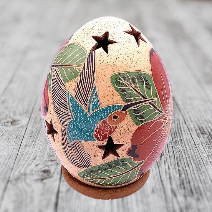 Humming/Flower Luminary &amp; Stand