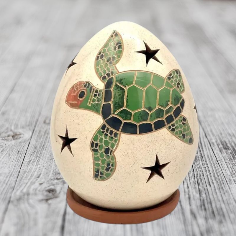 Sea Turtle Luminary &amp; Stand