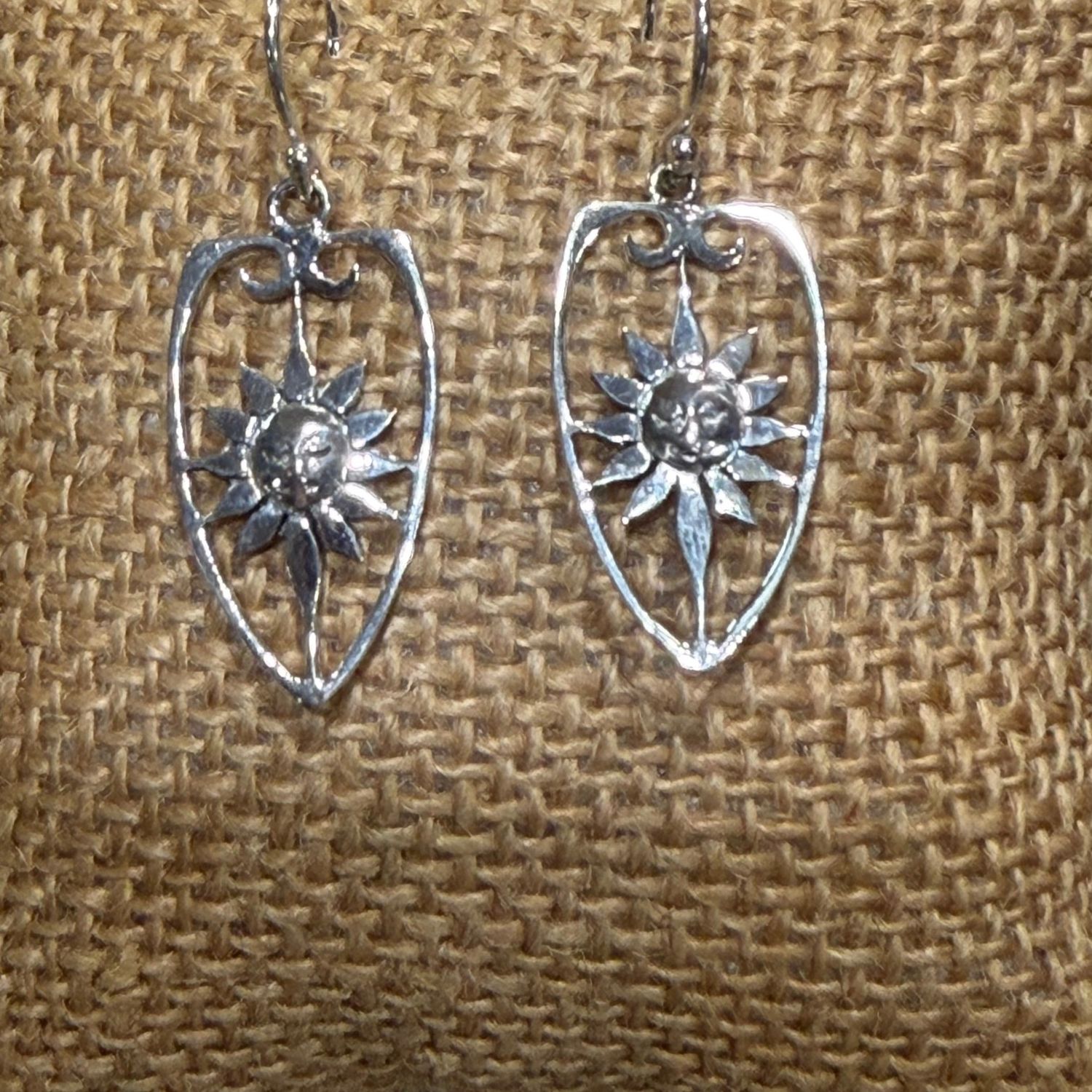 Sun Drop Sterling Silver Earrings