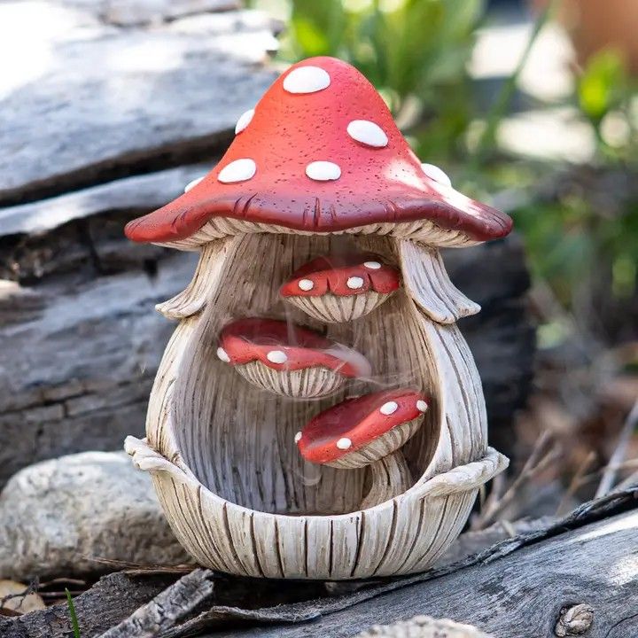 Toadstool  Waterfall Incense Burner