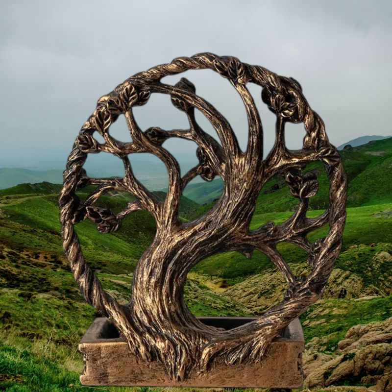 Celtic Tree Backflow Incense Burner