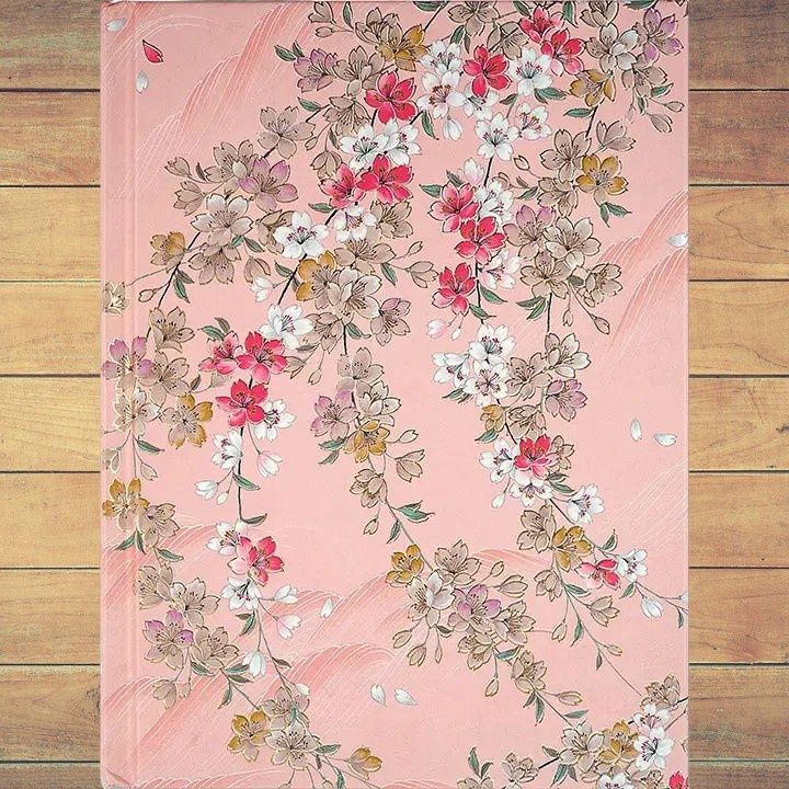 Cherry Blossoms Lined Journal