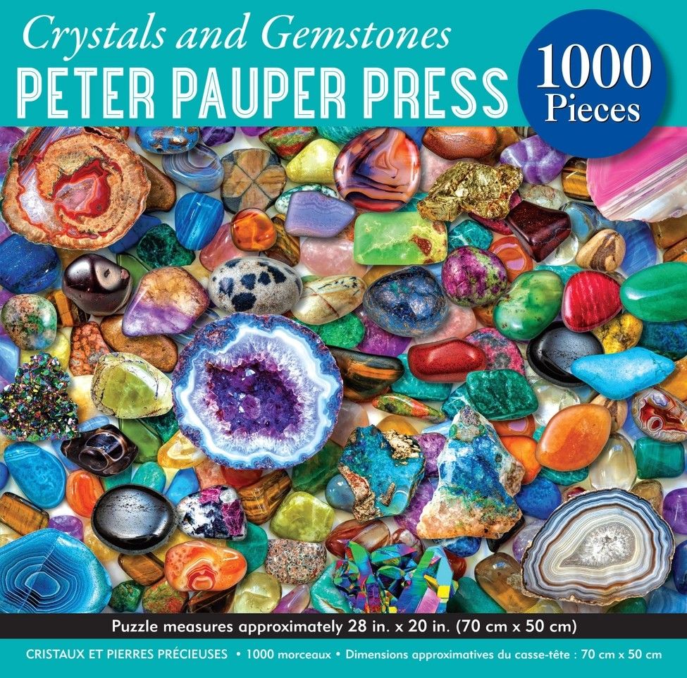 Crystals &amp; Gemstones 1000-piece Puzzle