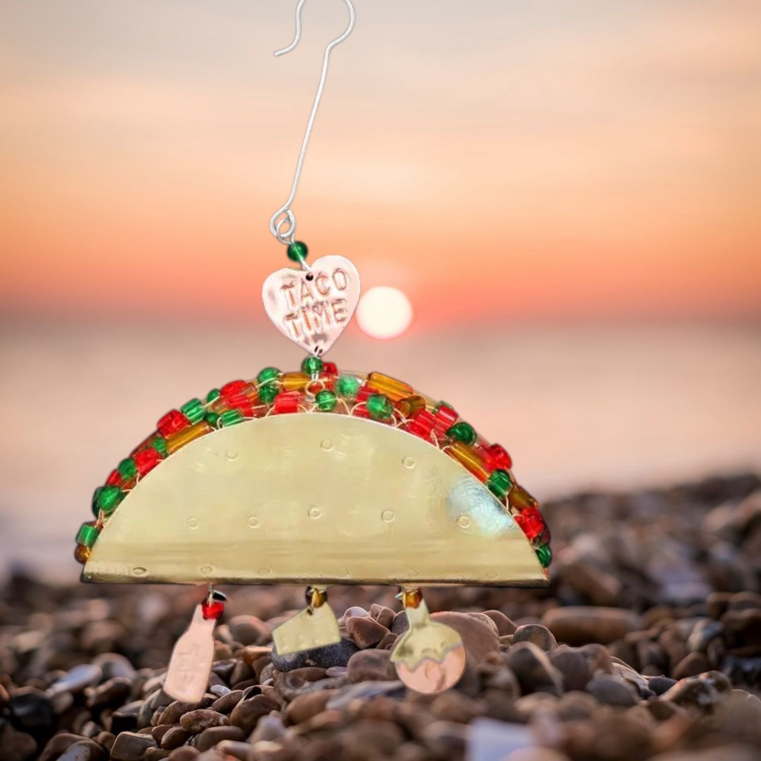 Taco Time Metal Ornament