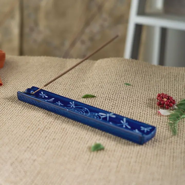 Dragonfly Ceramic Incense Holder