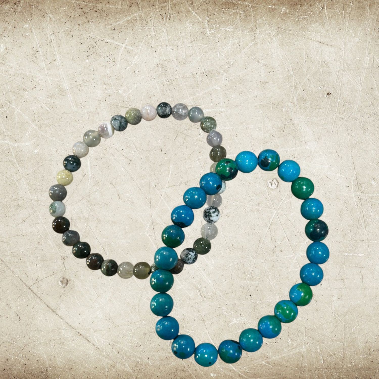 Large Gemstone Stretch Bracelet