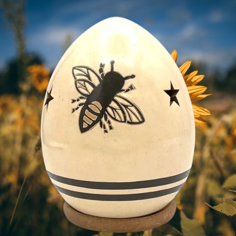 Honeybee Luminary and Stand
