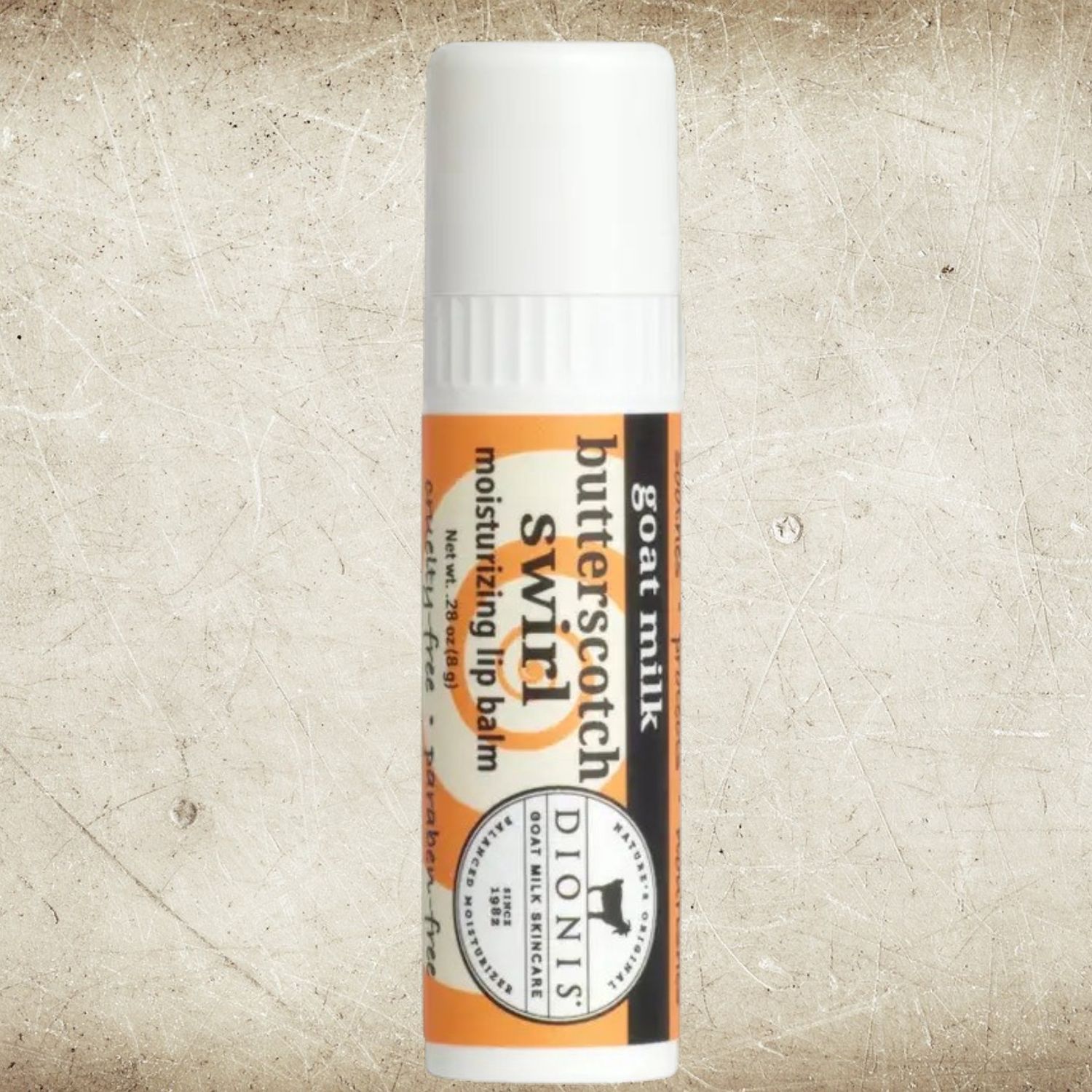 Dionis Butterscotch Swirl Lip Balm