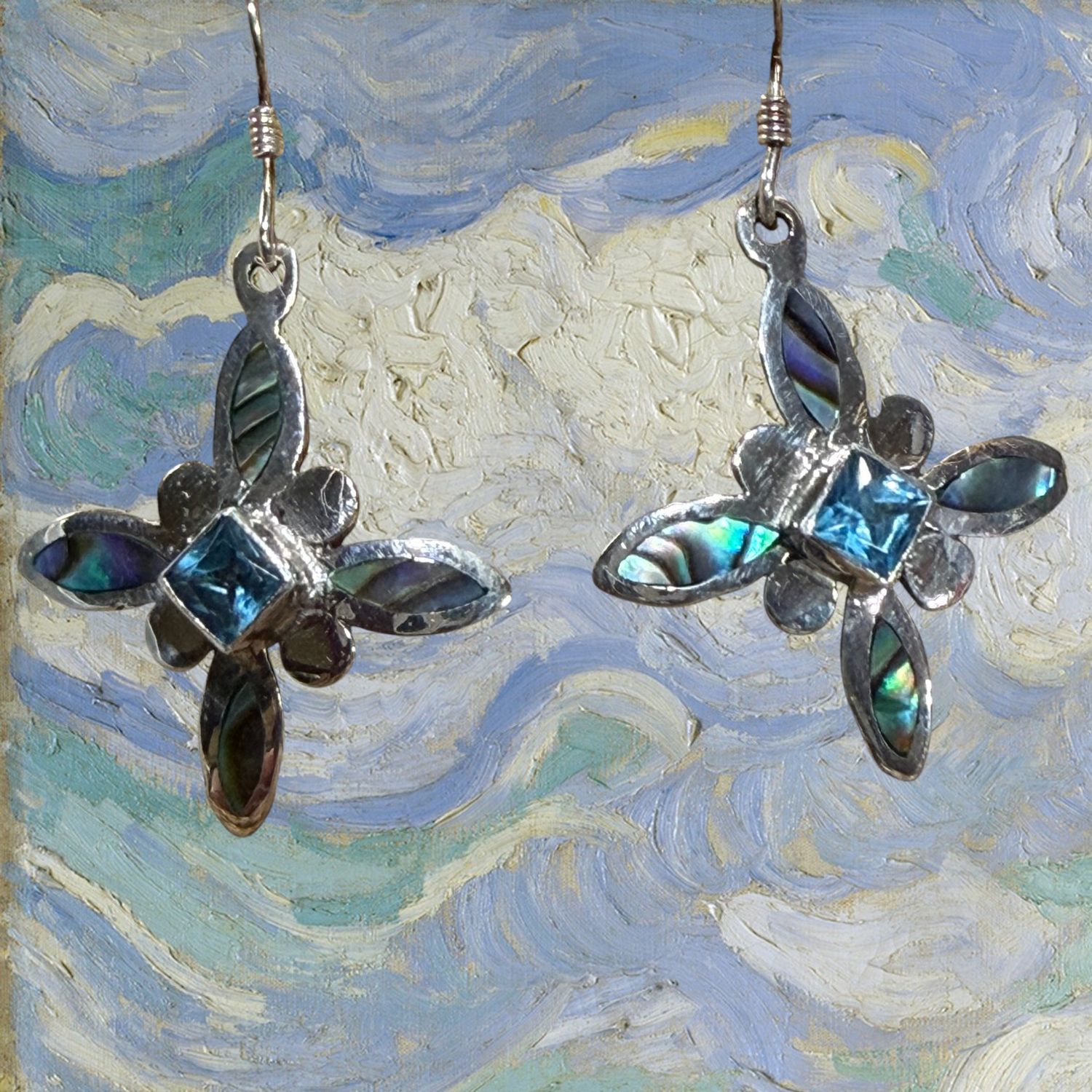 Abalone London BT Cross S/S Earrings