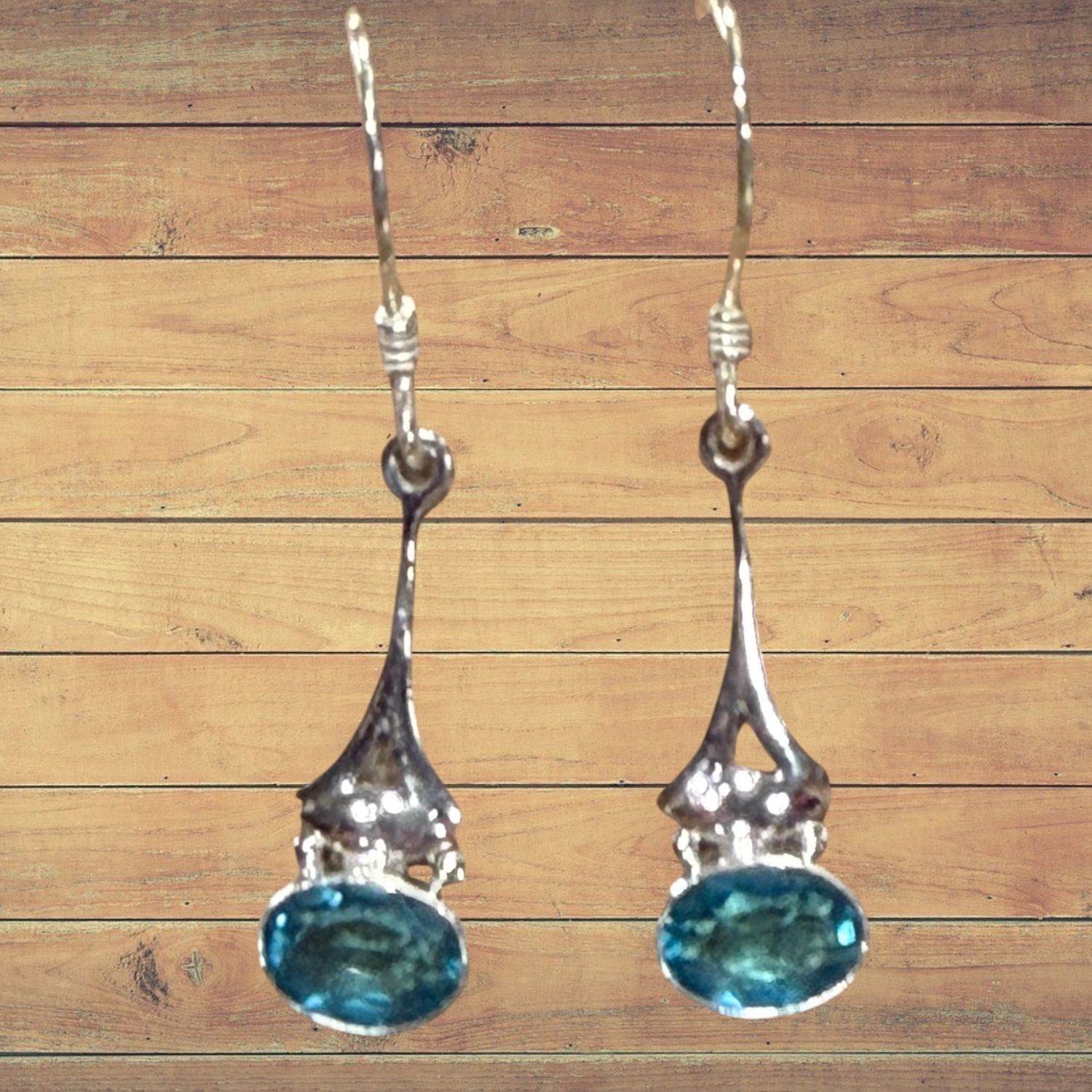 East West Blue Quartz S/S Earrings